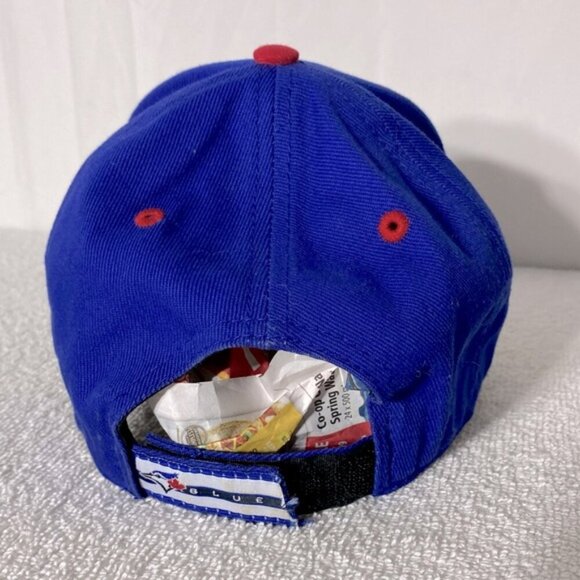 Fan Favorite Blue Red White Blue Jays Baseball Ball Cap - Picture 6 of 13